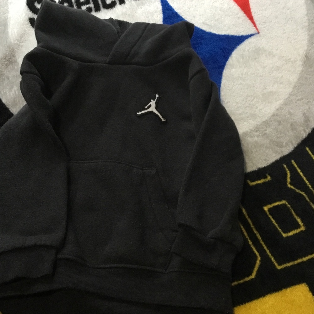 Jordan Kids Black Pullover Hoodie